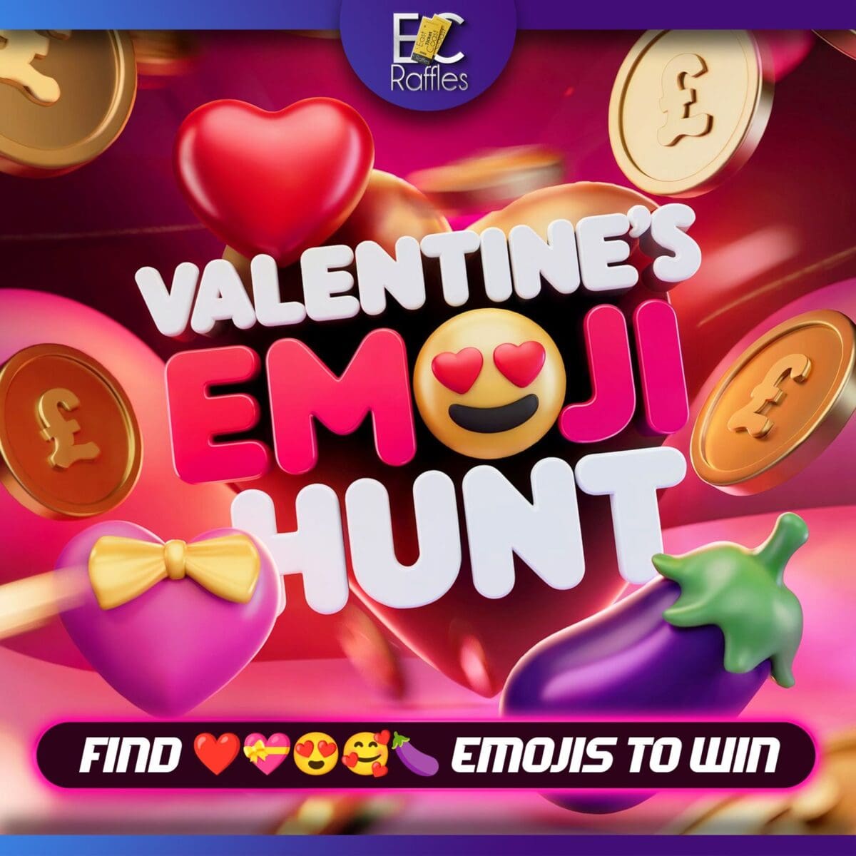 Valentines Emoji Hunt