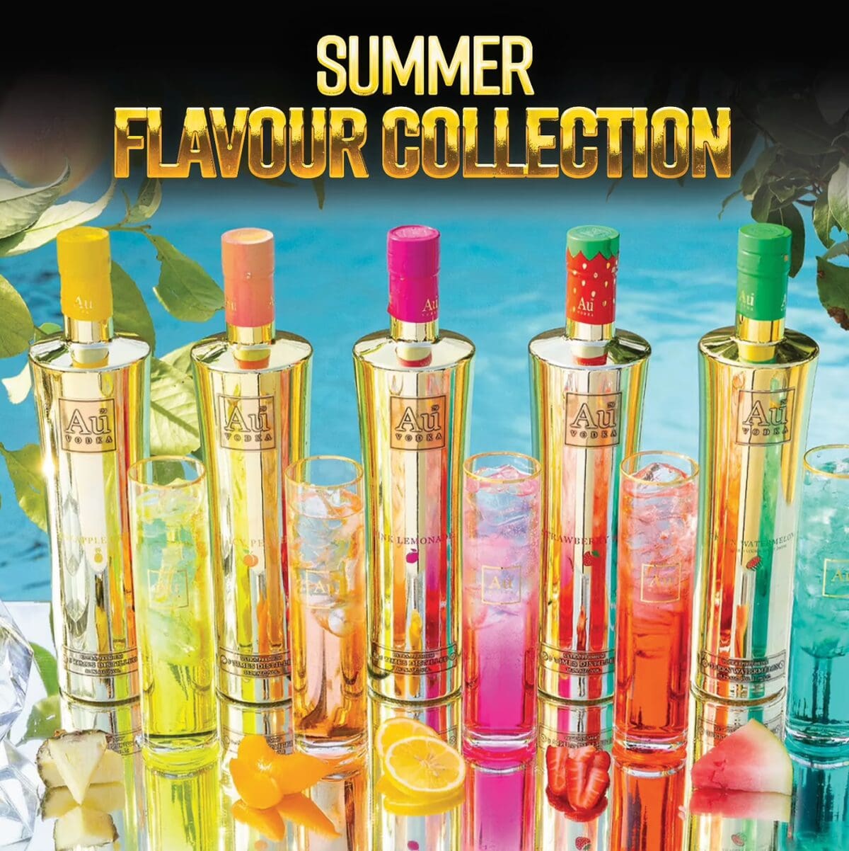 AU VODKA SUMMER FLAVOUR COLLECTION